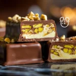 How long can homemade Dubai chocolate last? Fresh Dubai chocolate bars with pistachio filling and crispy kataifi, beautifully presented.