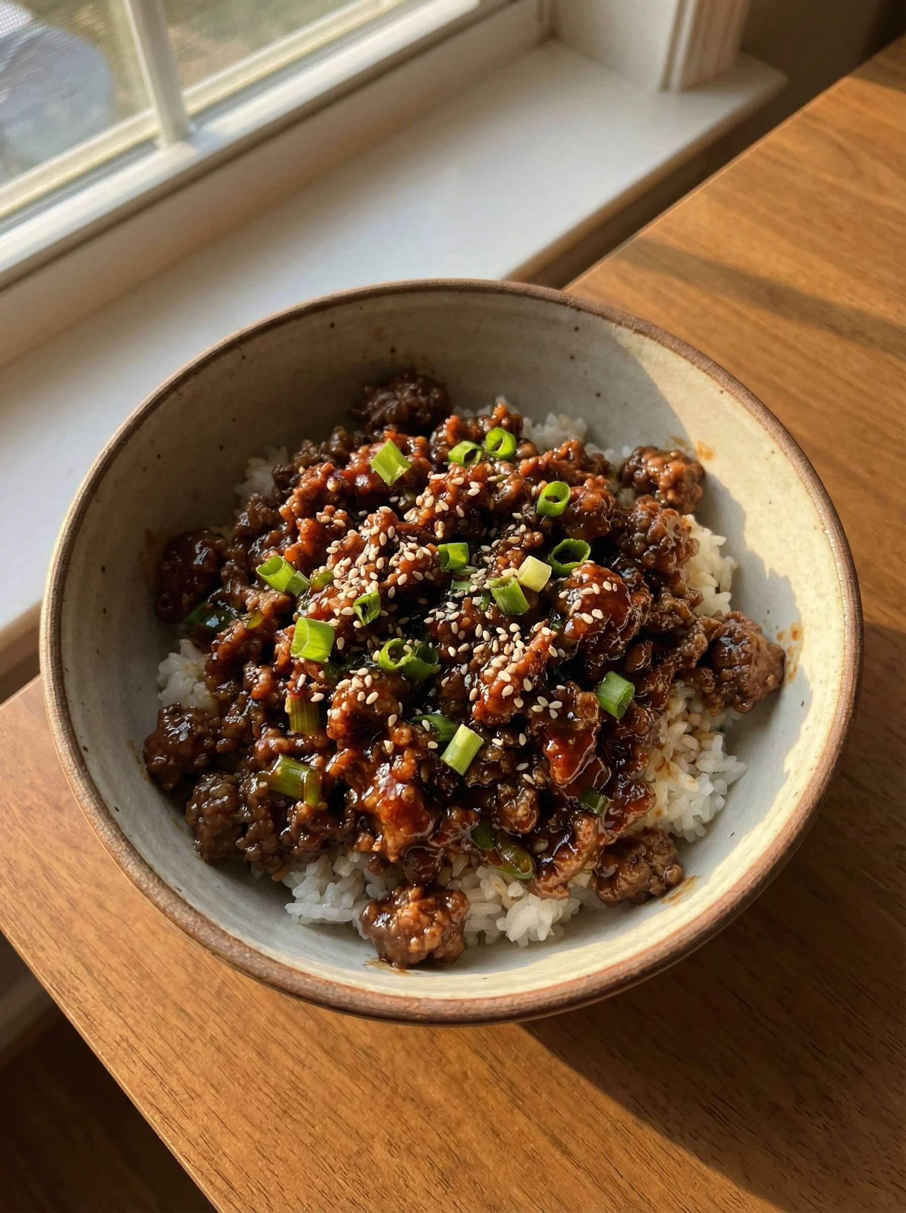 15-Minute Korean Ground Beef Bowls