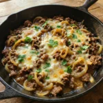 French Onion Ground Beef Skillet