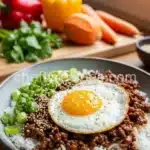 Korean Ground Beef Bowl