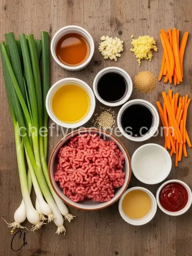 Korean Ground Beef Bowl