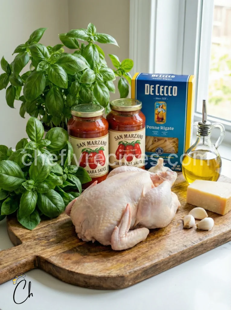 Chicken marinara pasta