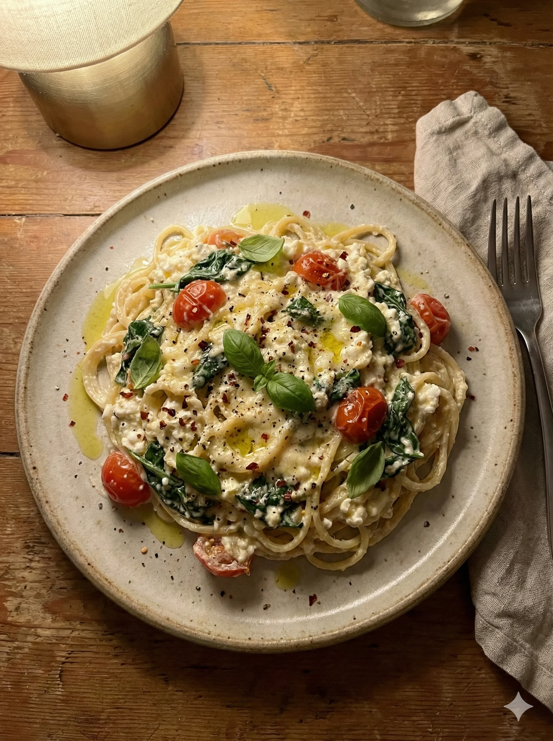 High-Protein Cottage Cheese Pasta