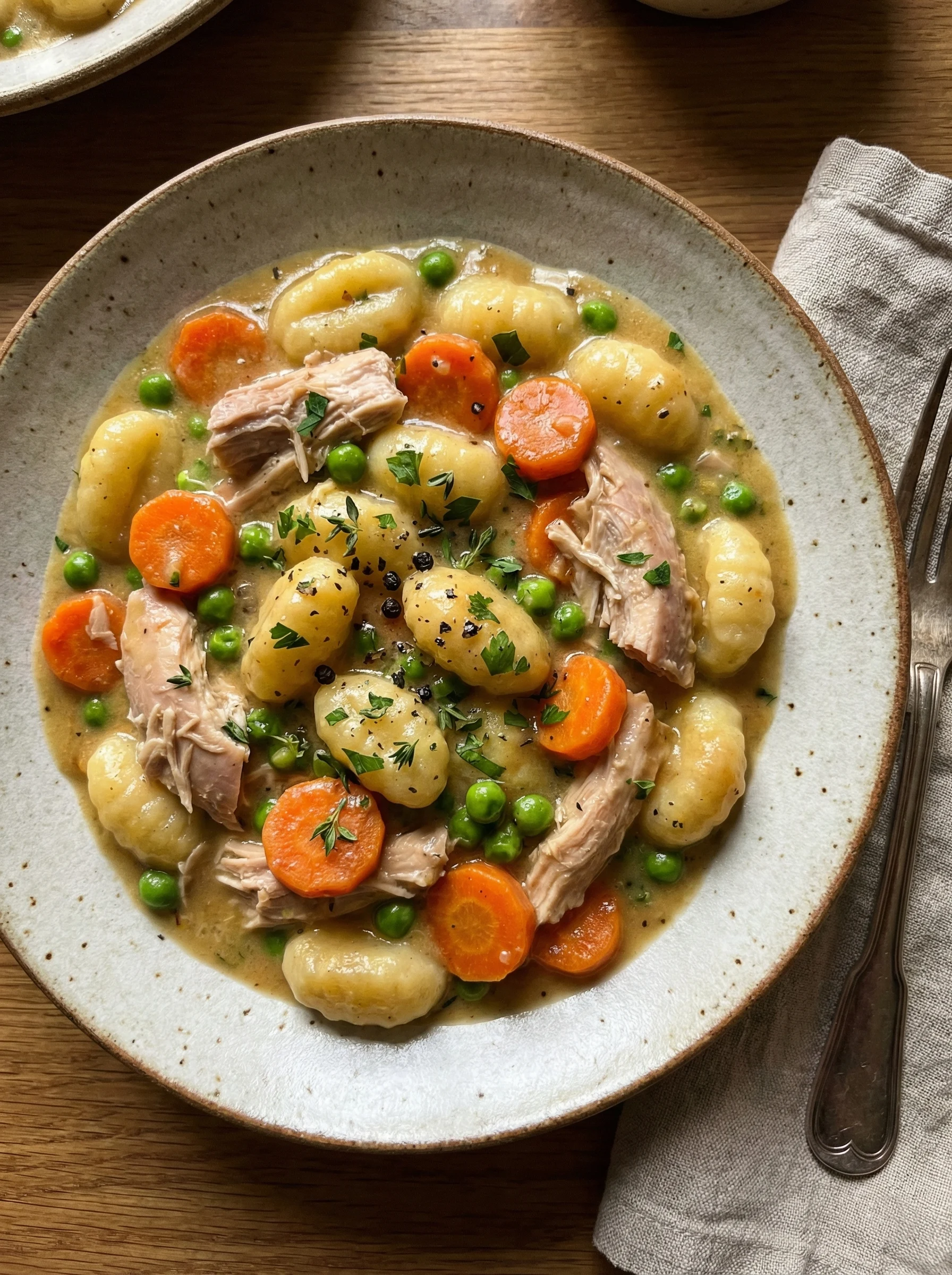 Chicken Pot Pie Gnocchi