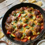 Enchilada Meatball Skillet
