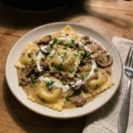Beef Stroganoff Ravioli