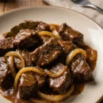 Slow Cooker Beef Tips and Gravy
