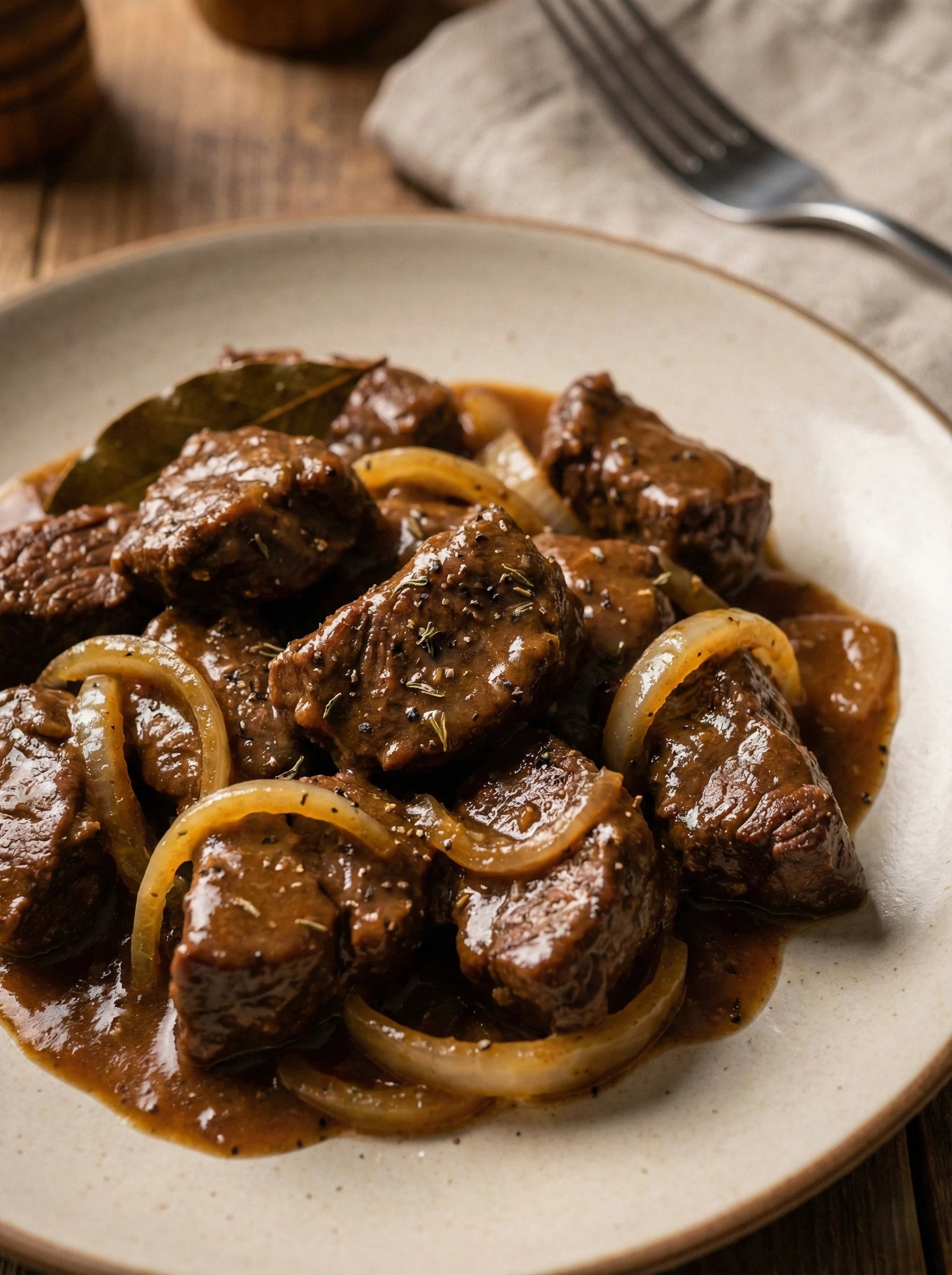 Slow Cooker Beef Tips and Gravy