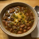 Taco Bell Style Bean & Beef Soup