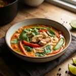 Thai Red Curry Chicken Noodle Soup