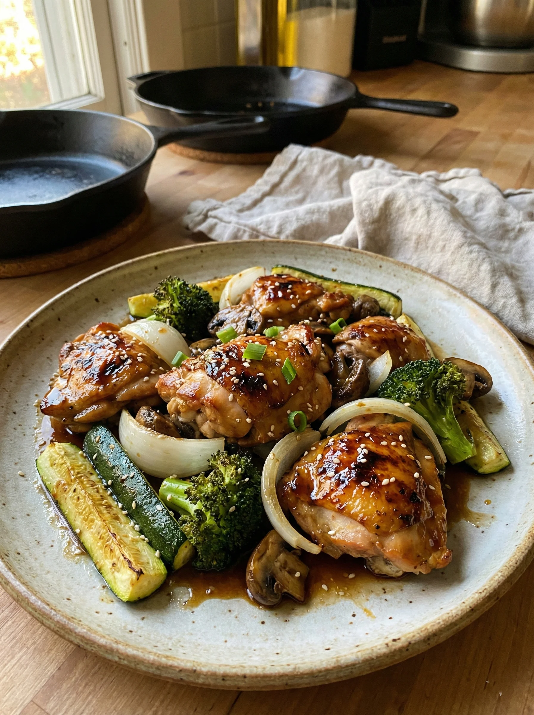 Sheet Pan Hibachi Chicken and Vegetables