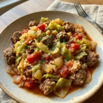 Sheet Pan "Unstuffed" Cabbage Rolls with Beef