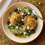 One-Pot Mediterranean Chicken and Orzo