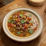 Ground Beef Taco Soup (Crockpot Style)