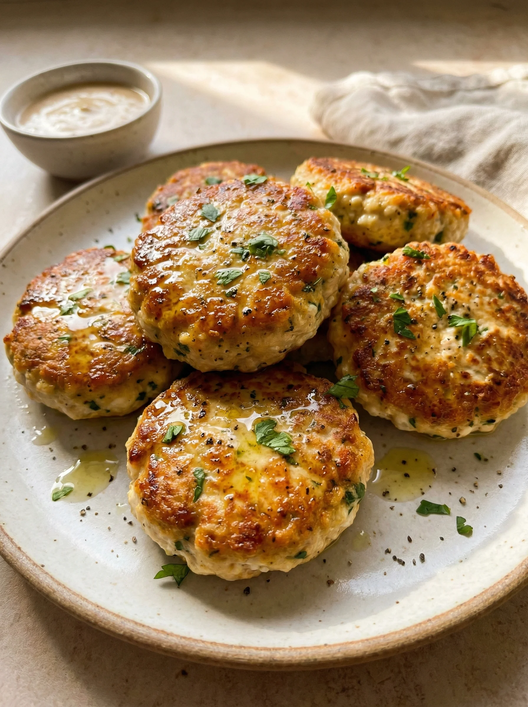 Cottage Cheese Chicken Patties
