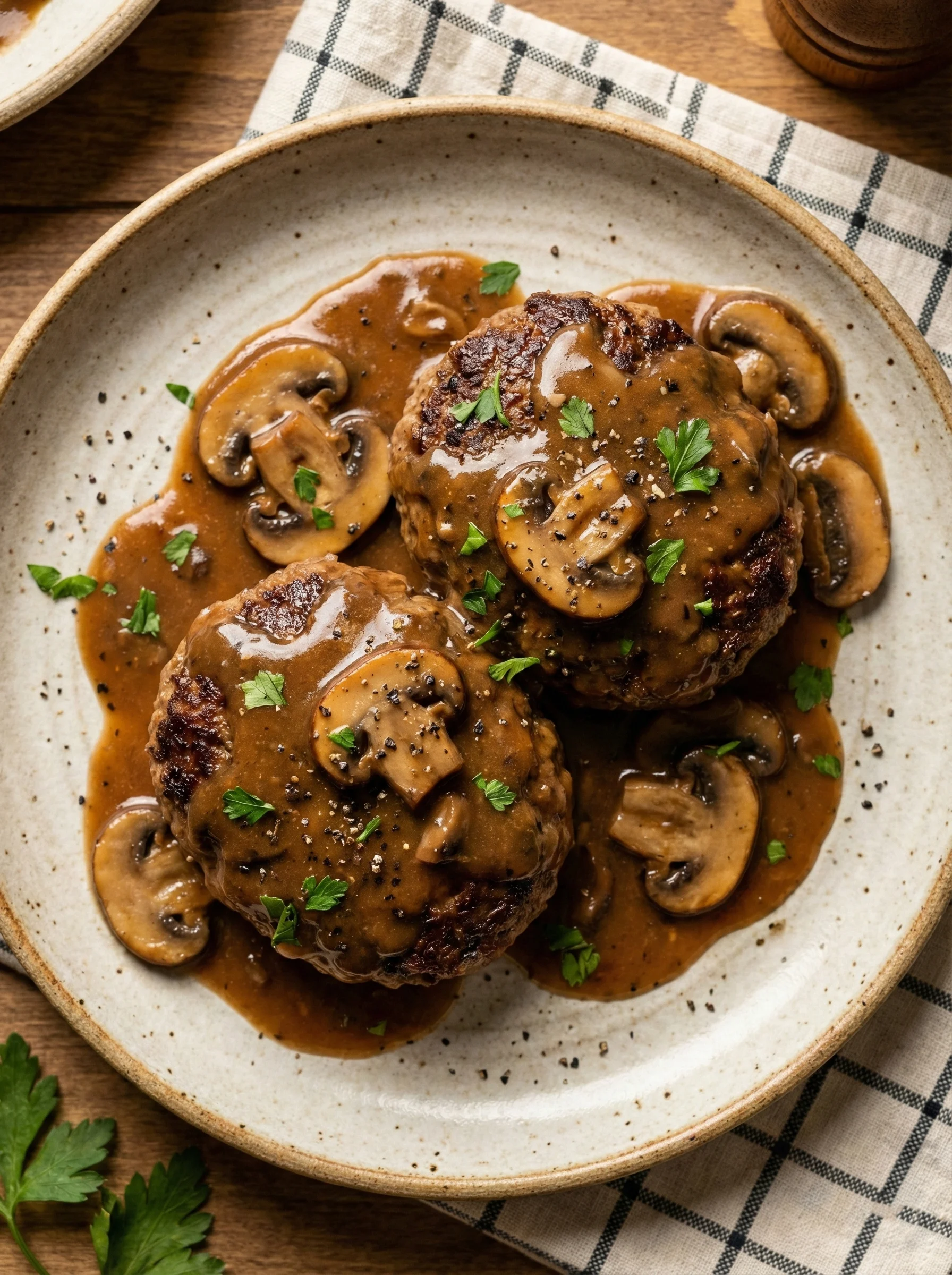 Salisbury Steak with Mushroom Gravy