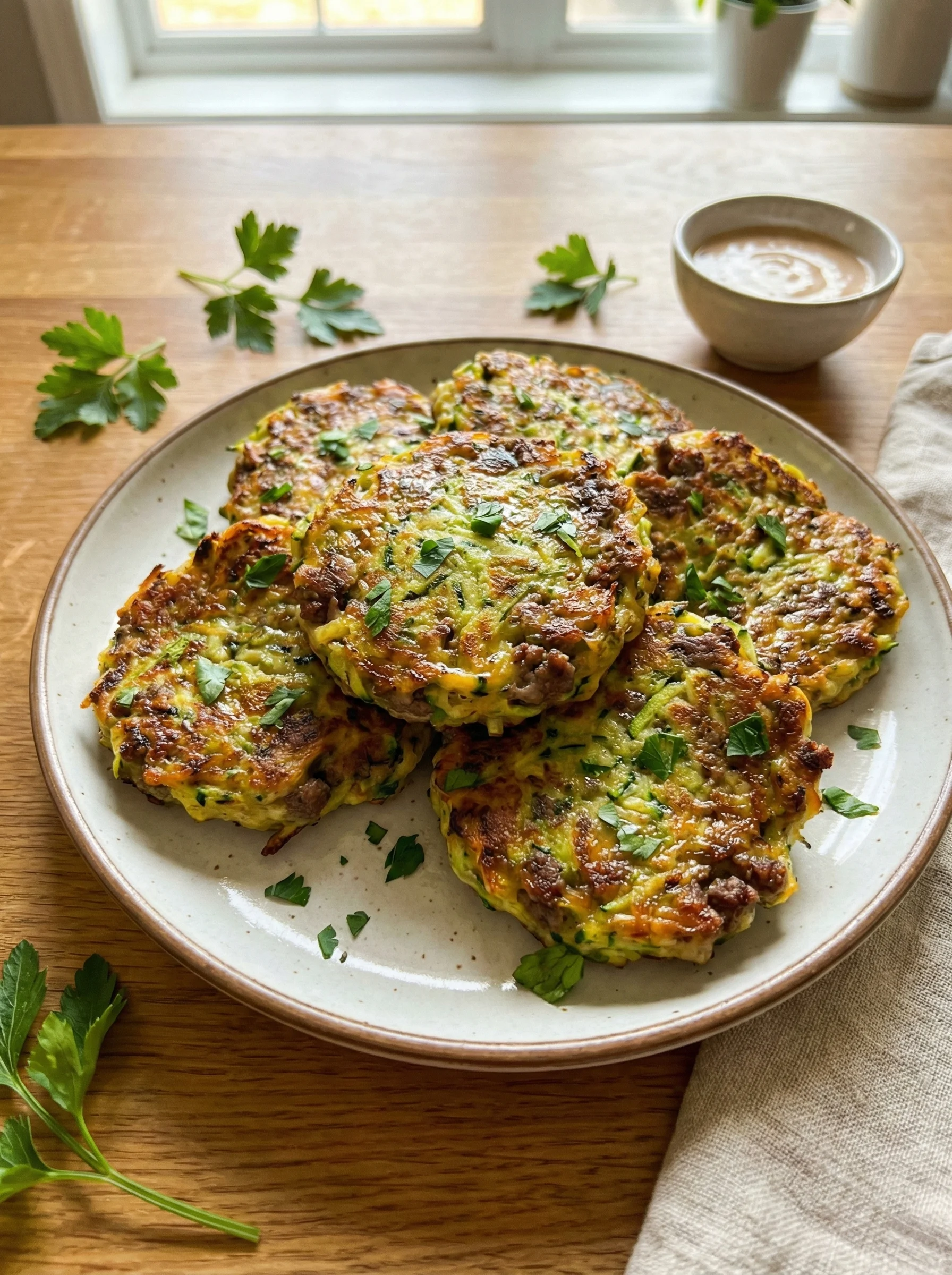 Zucchini and Beef "Power" Patties