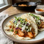 Buffalo Chicken Tacos with Ranch Slaw