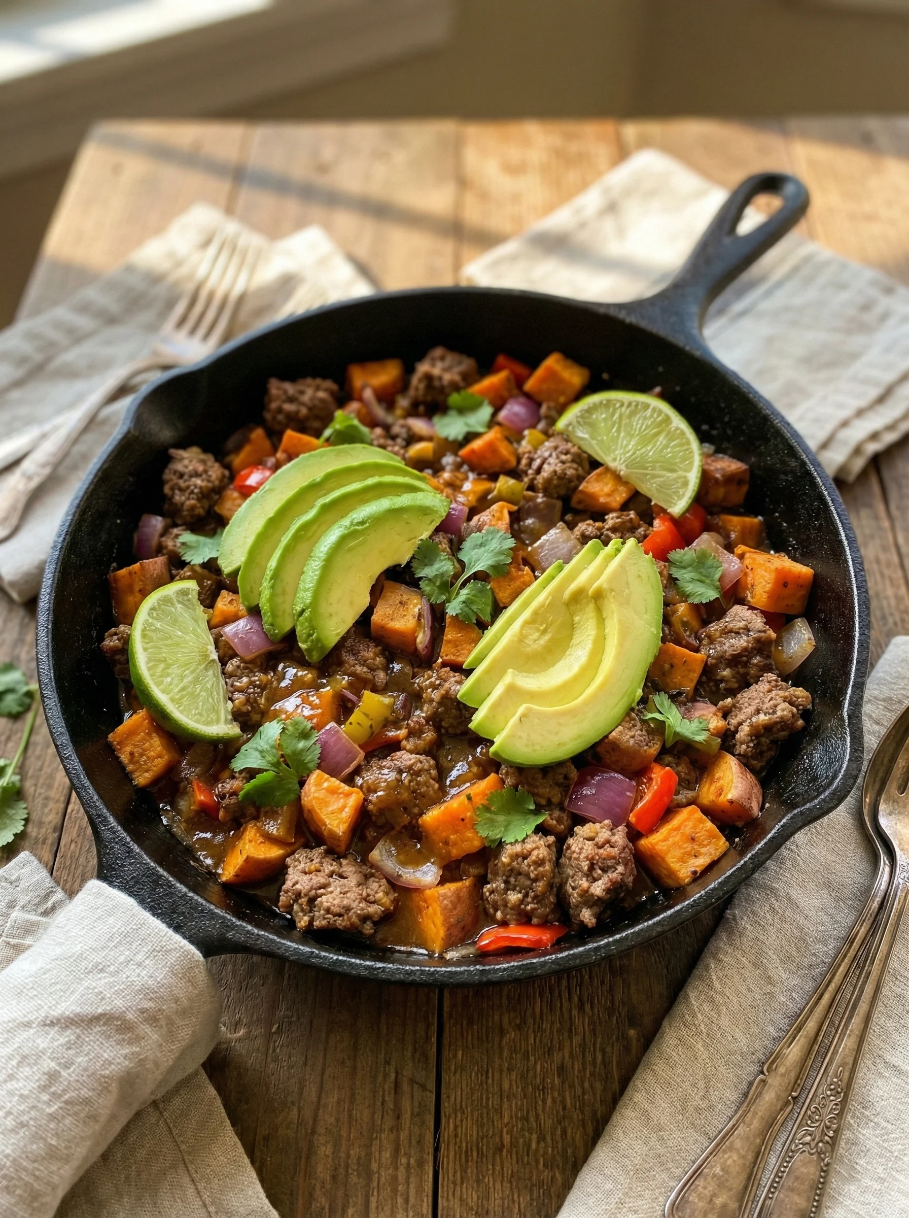 Sweet Potato and Ground Beef