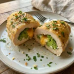 Broccoli and Cheddar Stuffed Chicken Breast