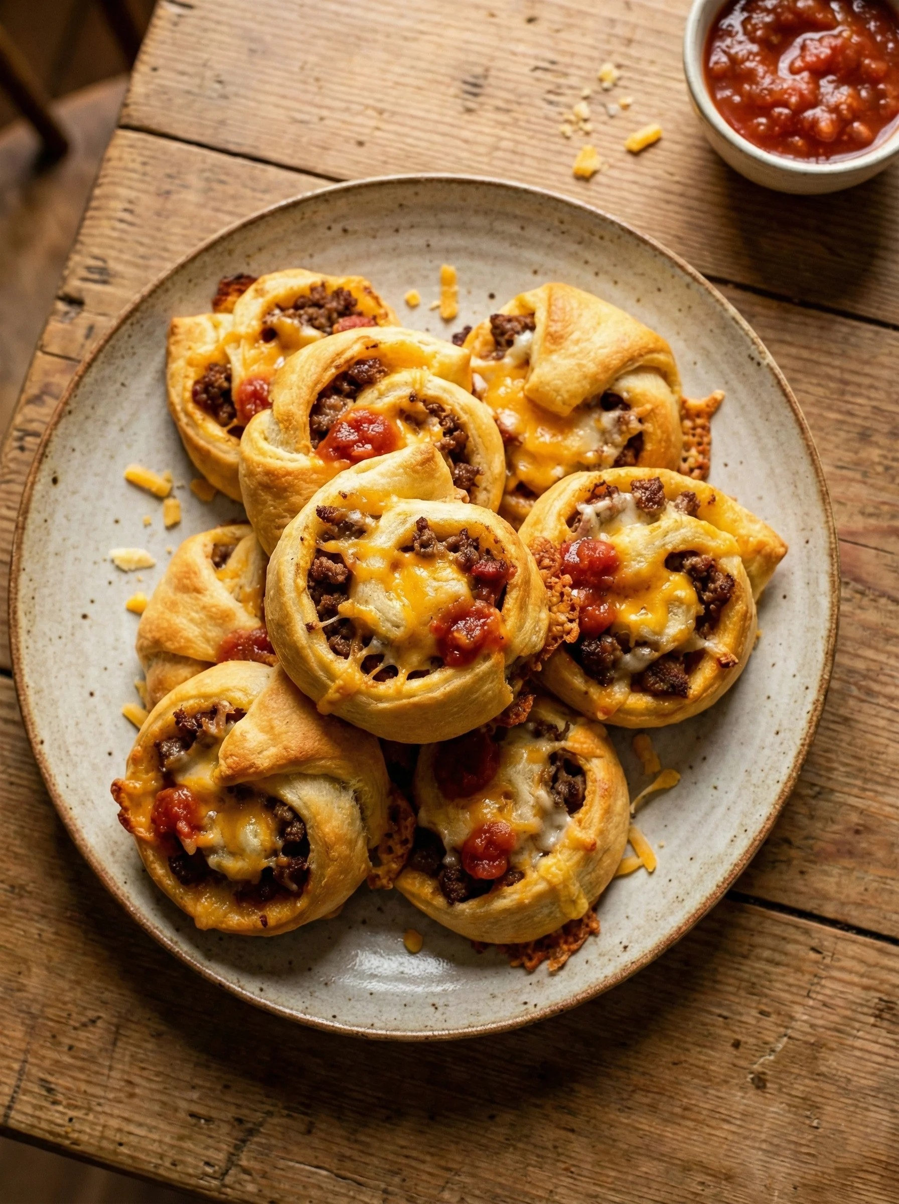 Air Fryer Taco Pizza