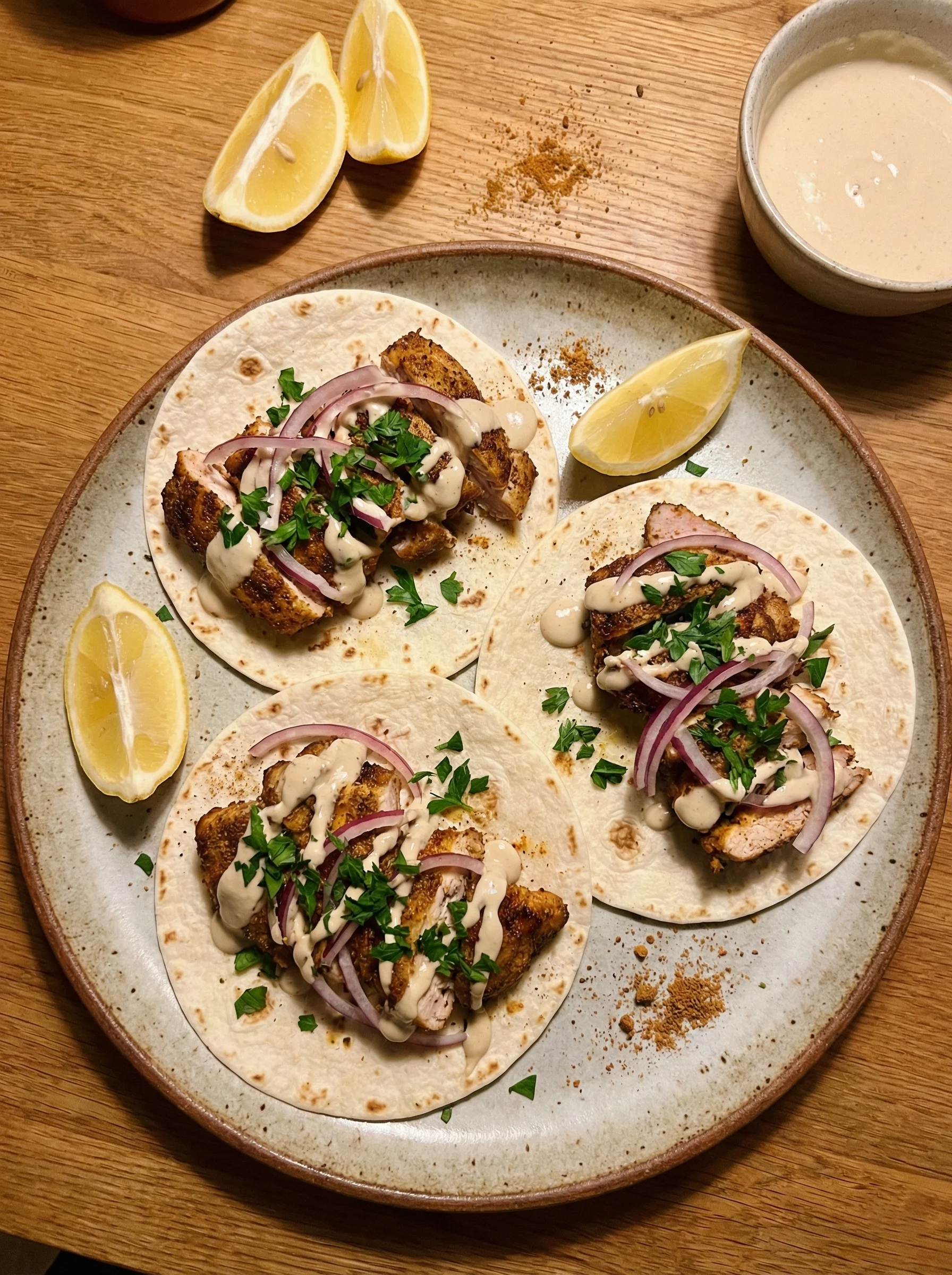 Chicken Shawarma Tacos