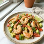 Healthy Avocado Salsa Shrimp Salad