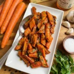 Honey Garlic Butter Roasted Carrots
