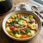 Vegetarian Tortellini Soup