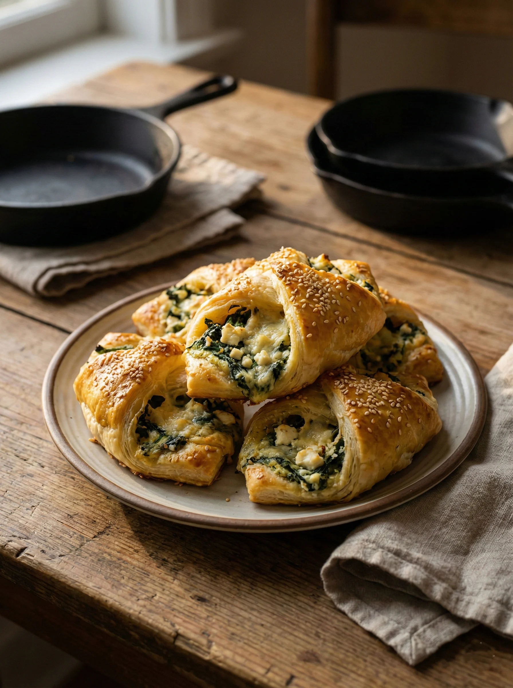 Spinach and Ricotta Rolls