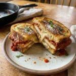 Lazy Chicken Parmesan Grilled Cheese