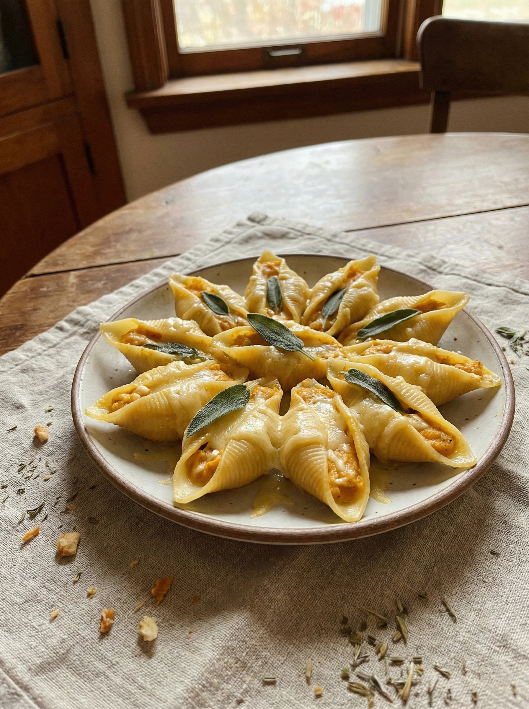 Pumpkin & Gouda Stuffed Shells