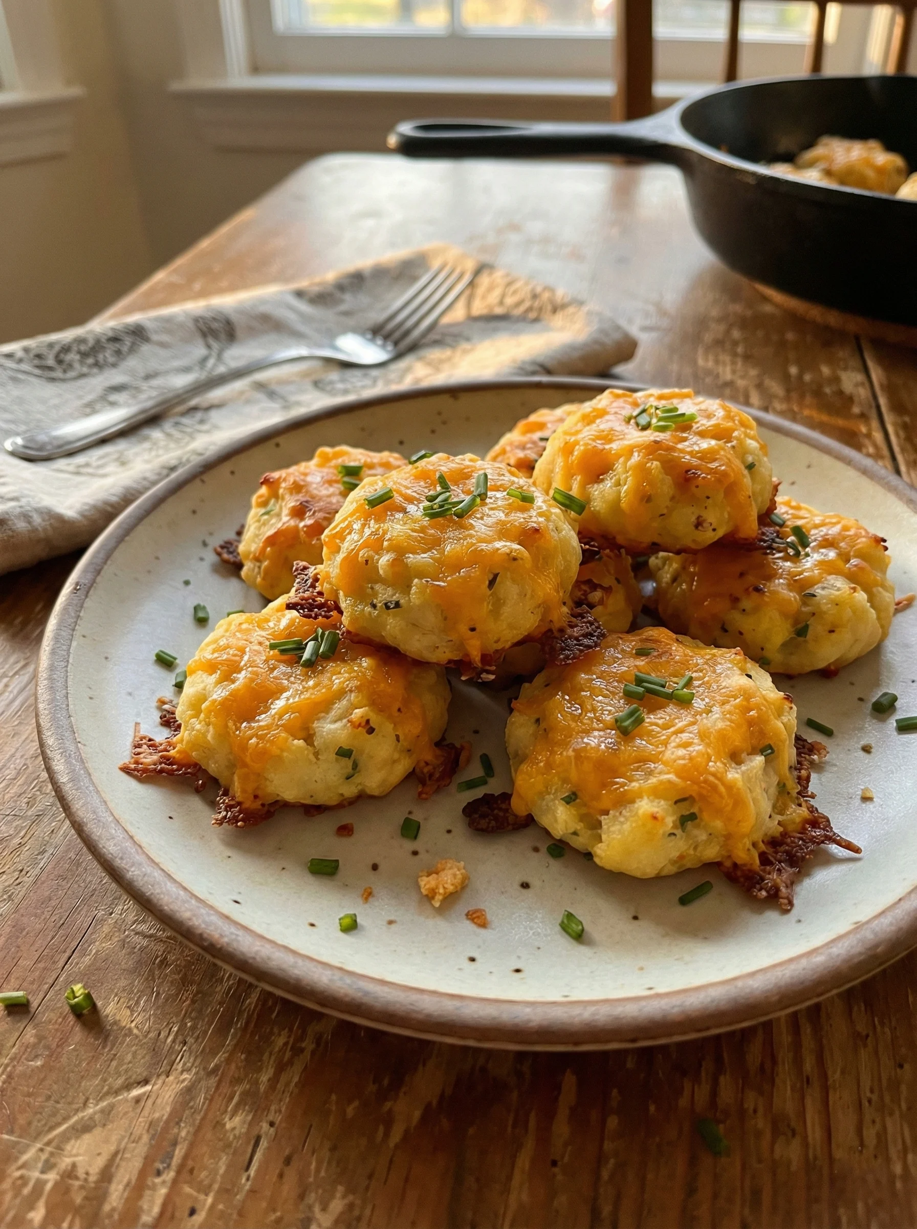 Leftover Mashed Potato Cheese Puffs