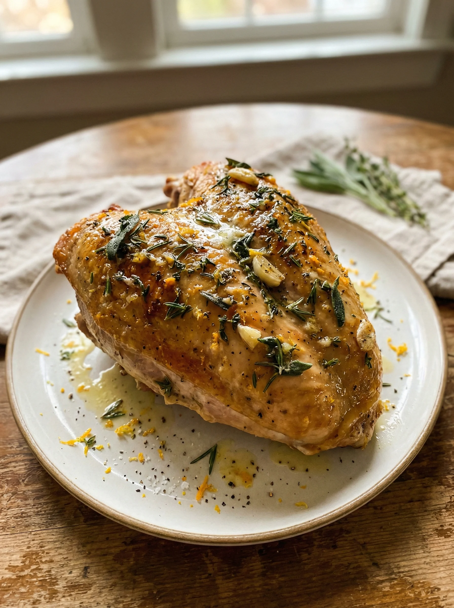 Roasted Citrus Herb Turkey Breast