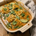 Coconut Curry Baked Cod
