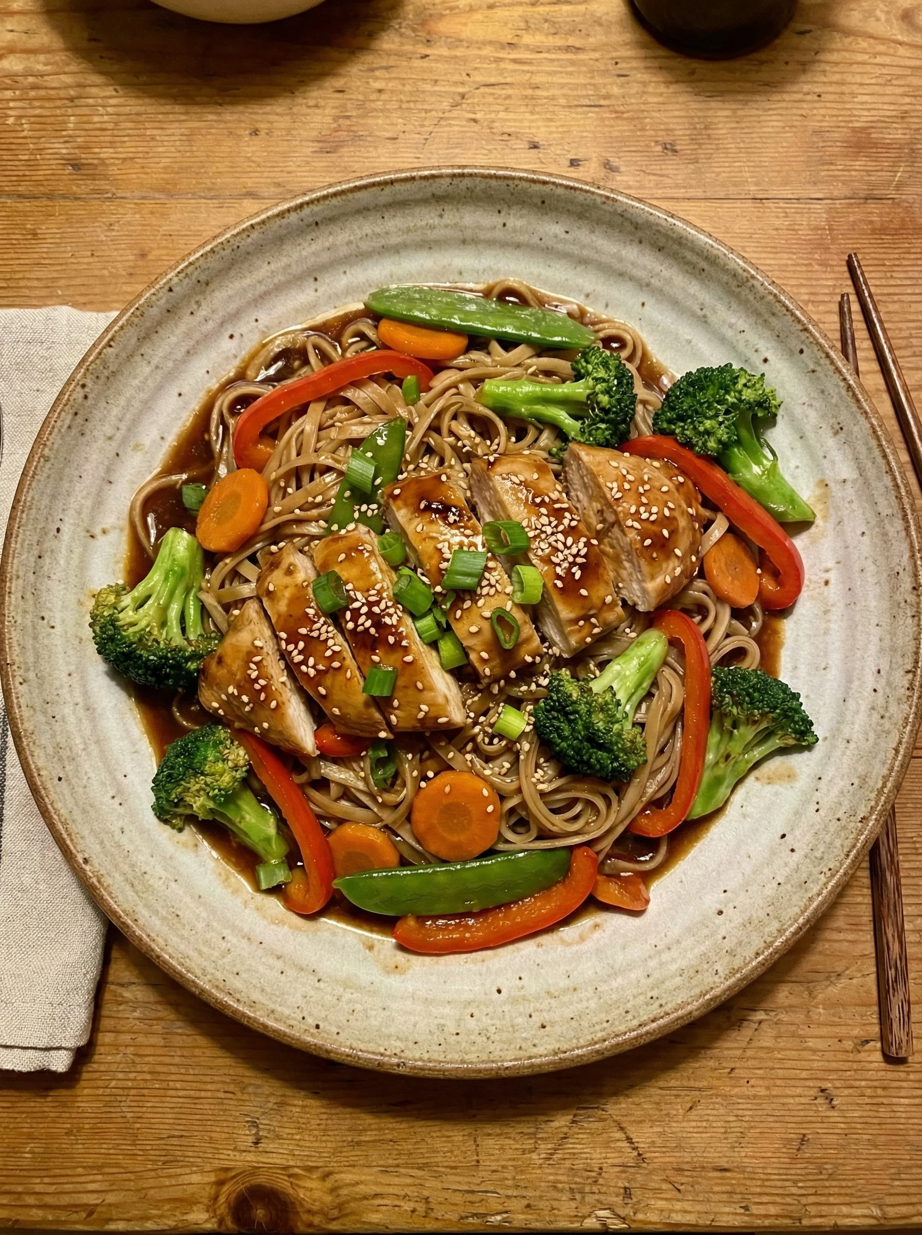 Chicken Teriyaki Noodles