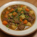 Old Fashioned Hamburger Stew