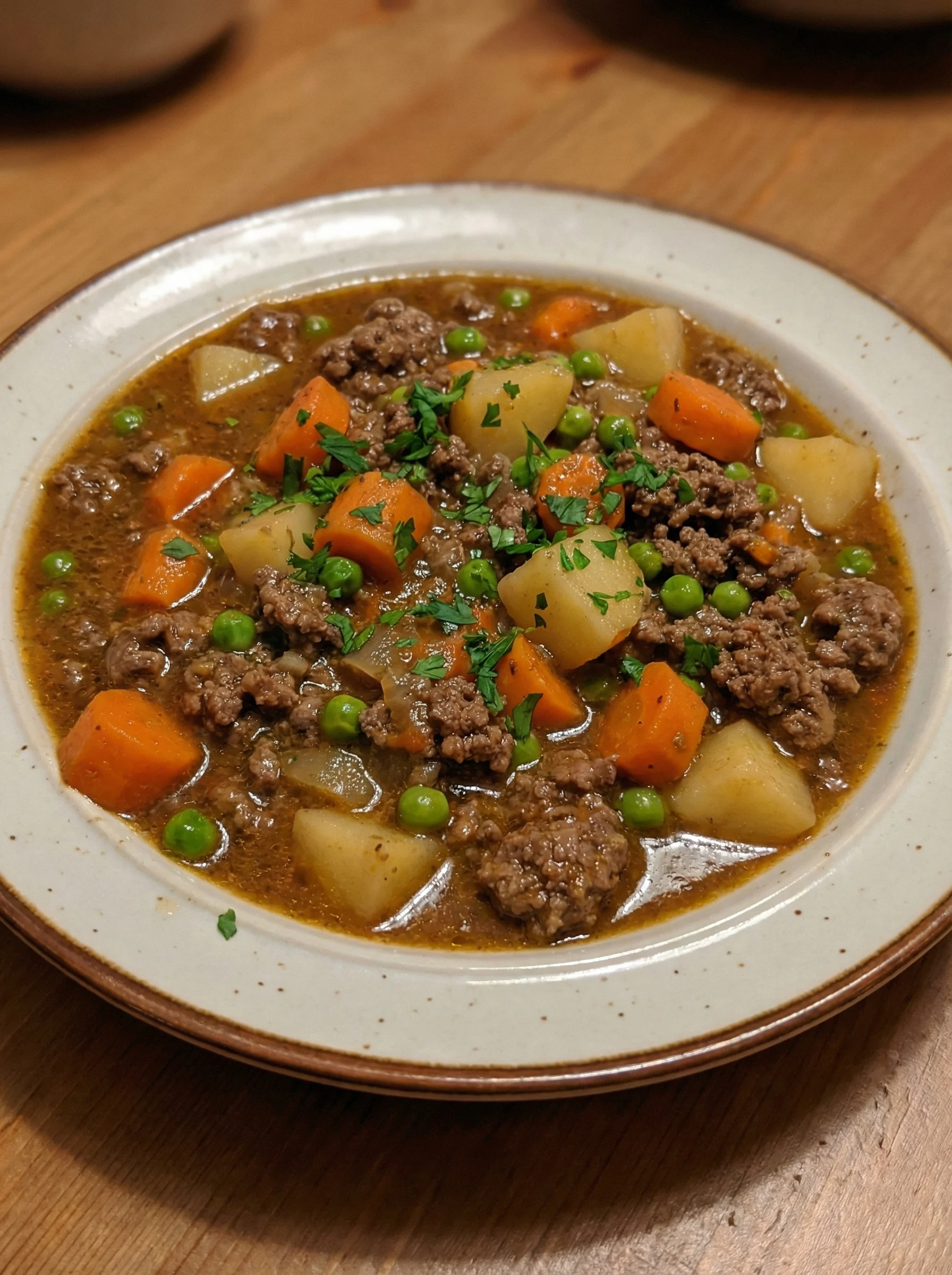 Old Fashioned Hamburger Stew