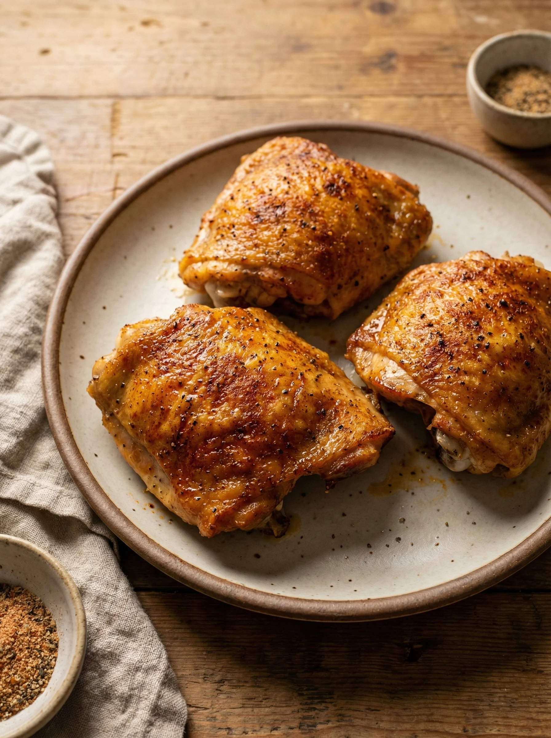 Crispy Air Fryer Chicken Thighs