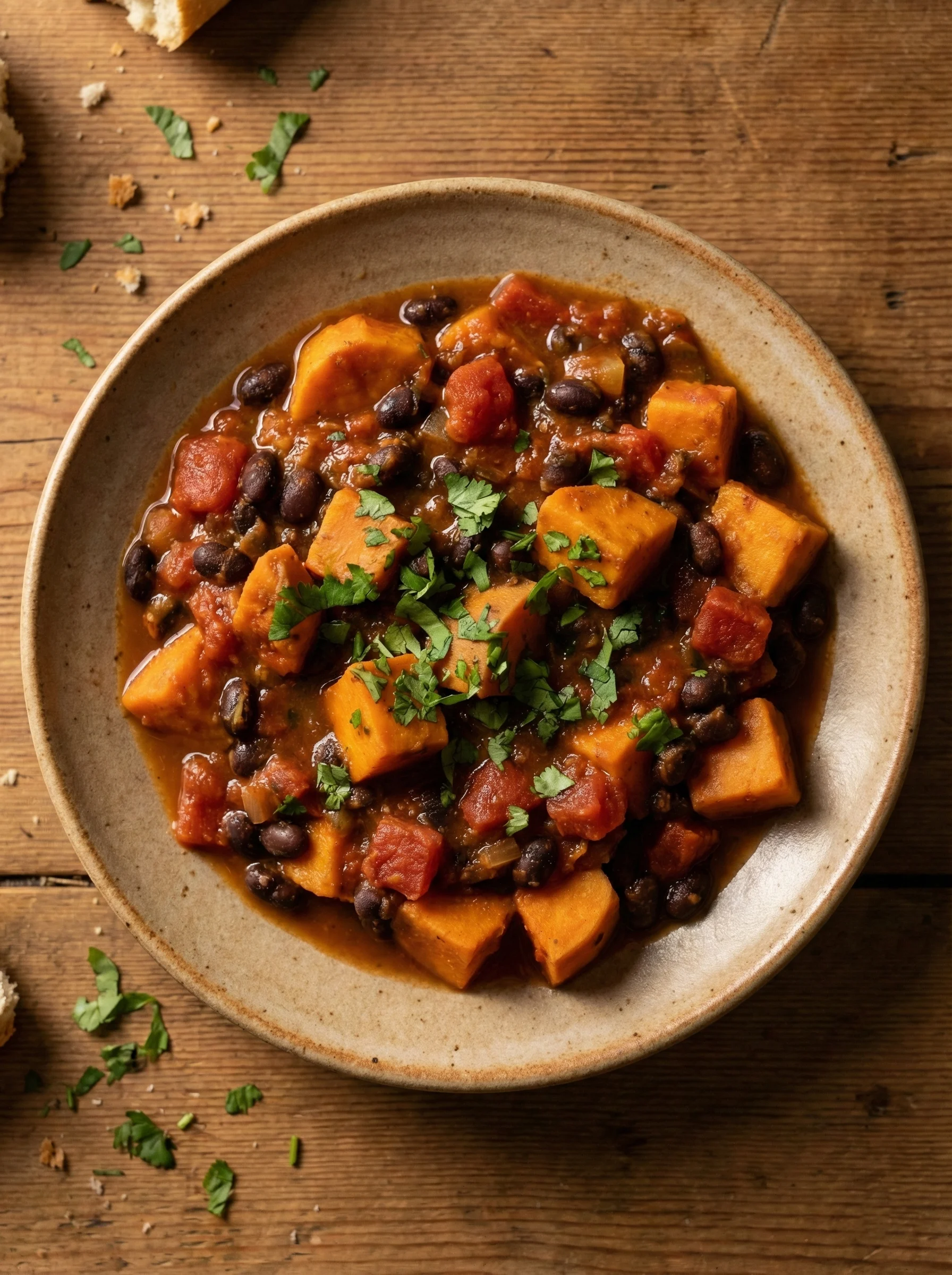 Sweet Potato and Black Bean Chili