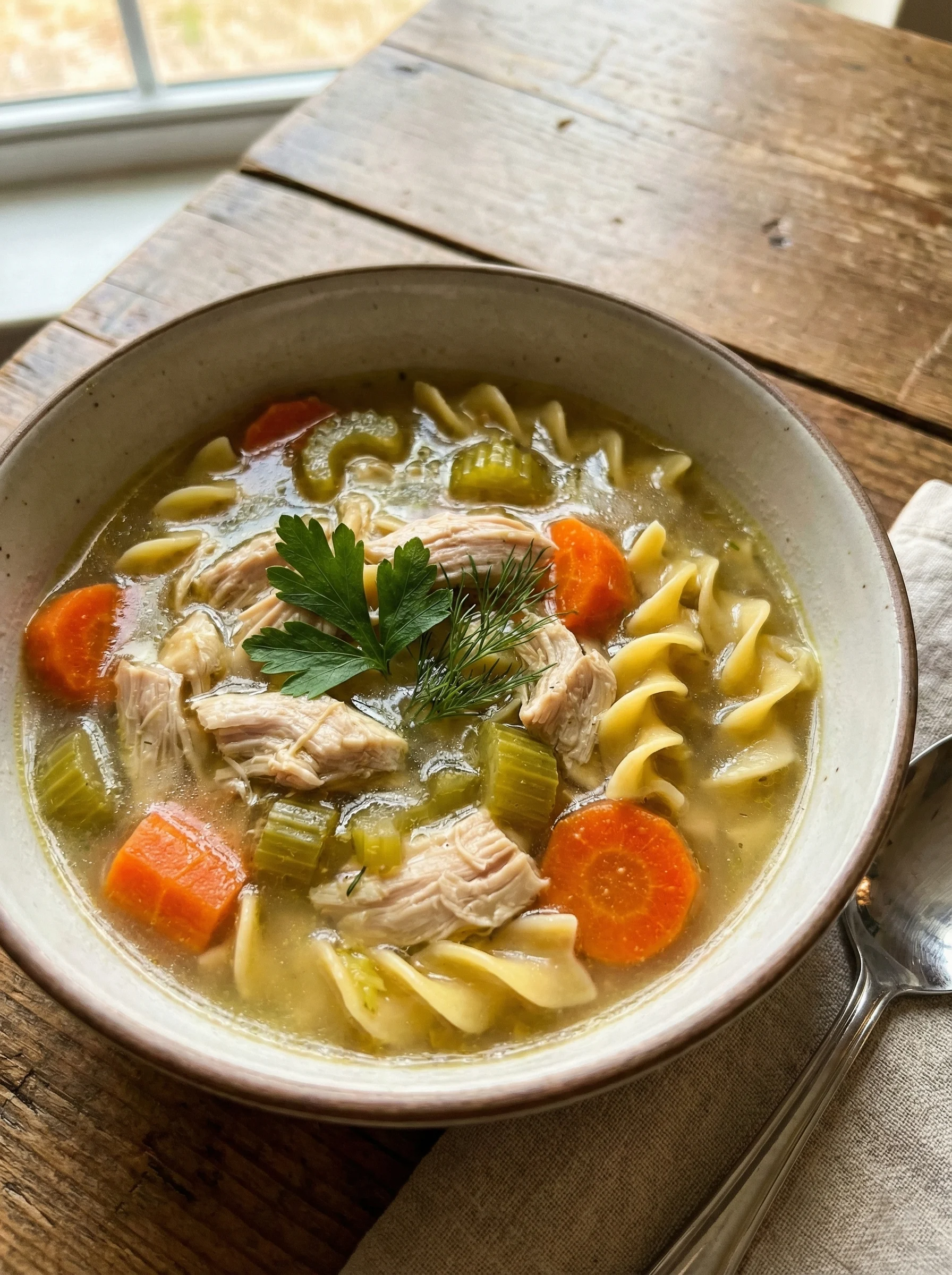 Instant Pot Chicken Noodle Soup