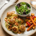 Turkey Meatballs with Zucchini Noodles