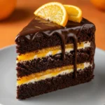 Ultra-Moist Chocolate Orange Layer Cake with Silk Chocolate Ganache