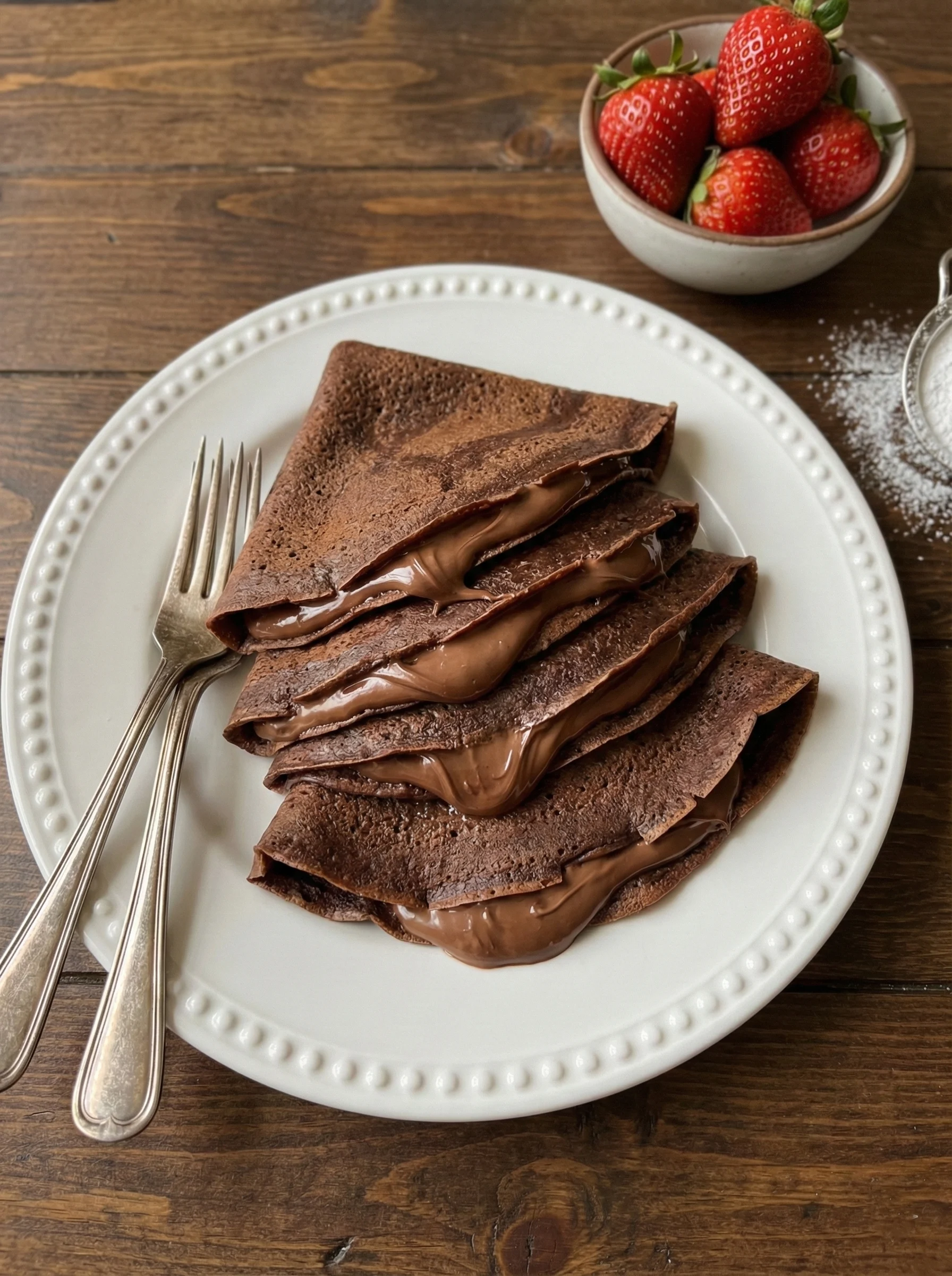 15-Minute Easy Chocolate Crepes