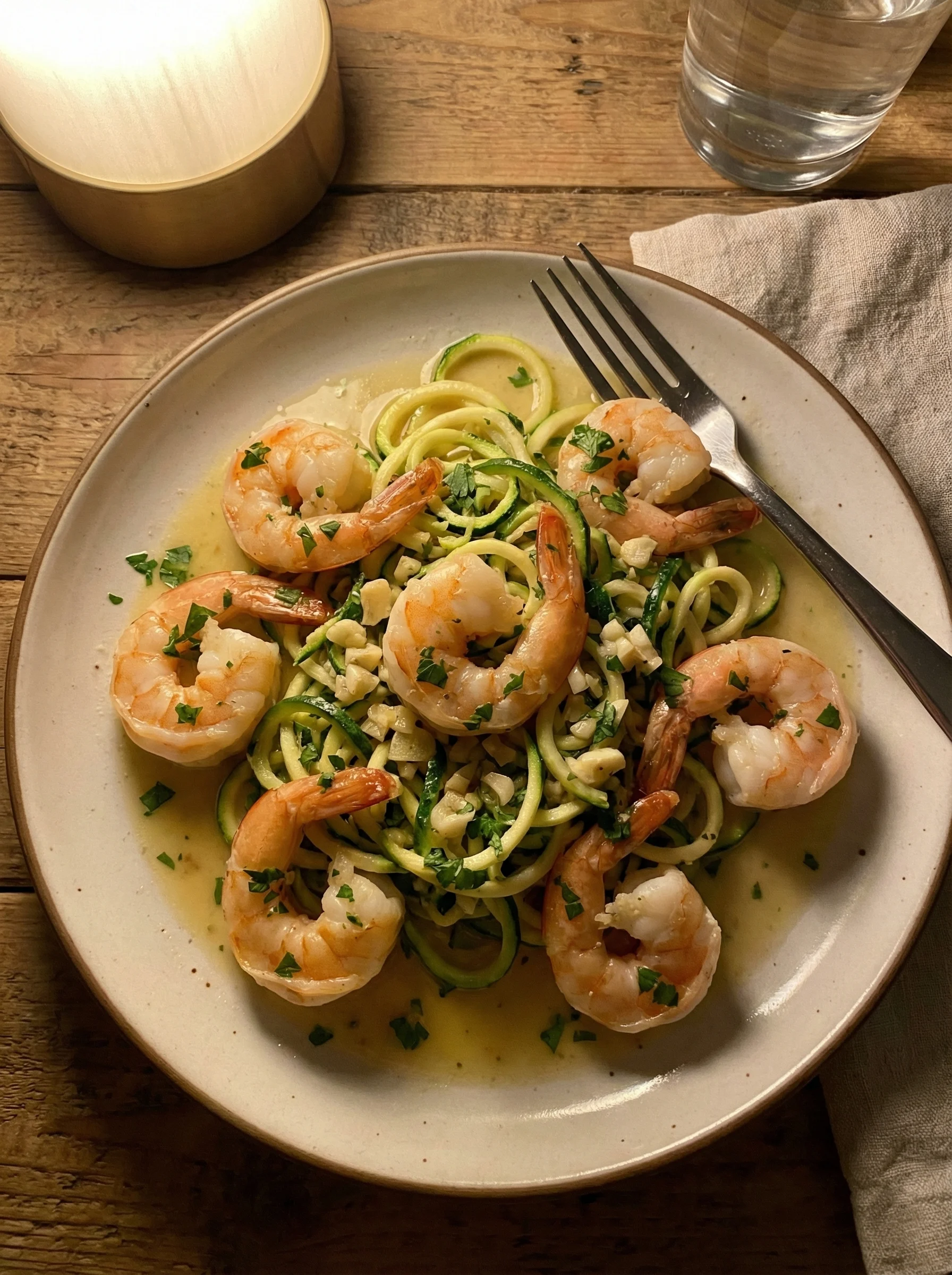 Shrimp Scampi with Zucchini Noodles