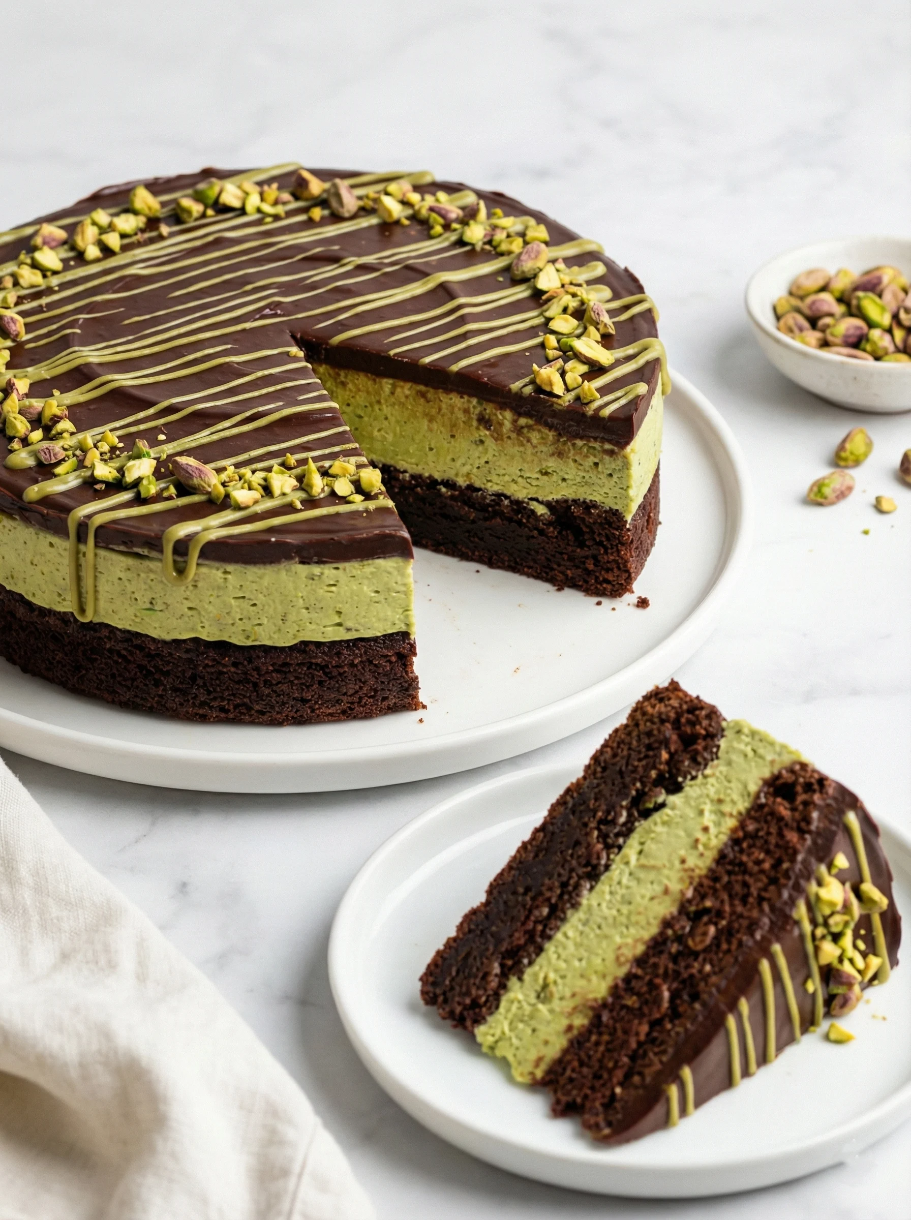 The Ultimate Decadent Dubai Chocolate Birthday Cake for Chocoholics