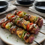 Hawaiian BBQ Chicken Skewers
