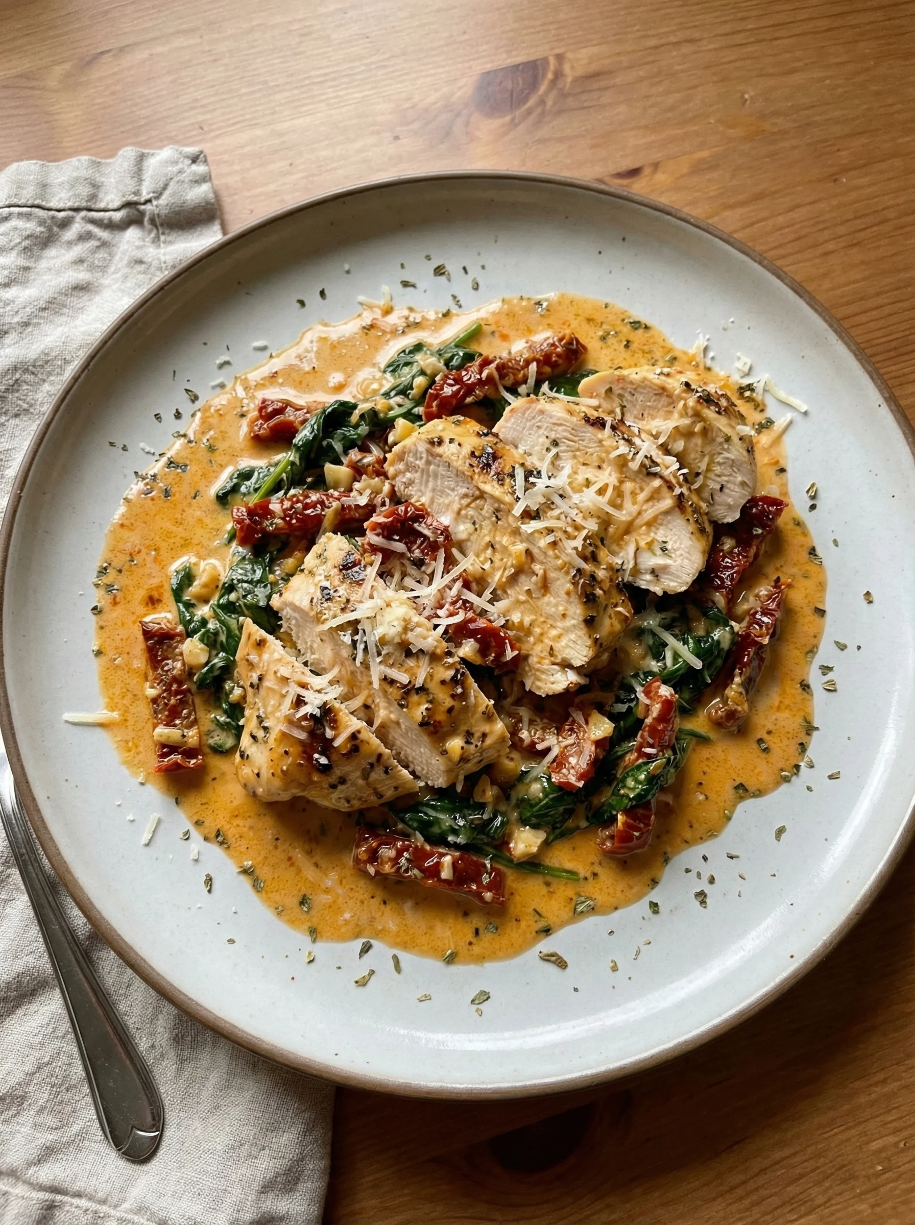 Sun-Dried Tomato Creamy Chicken Pasta
