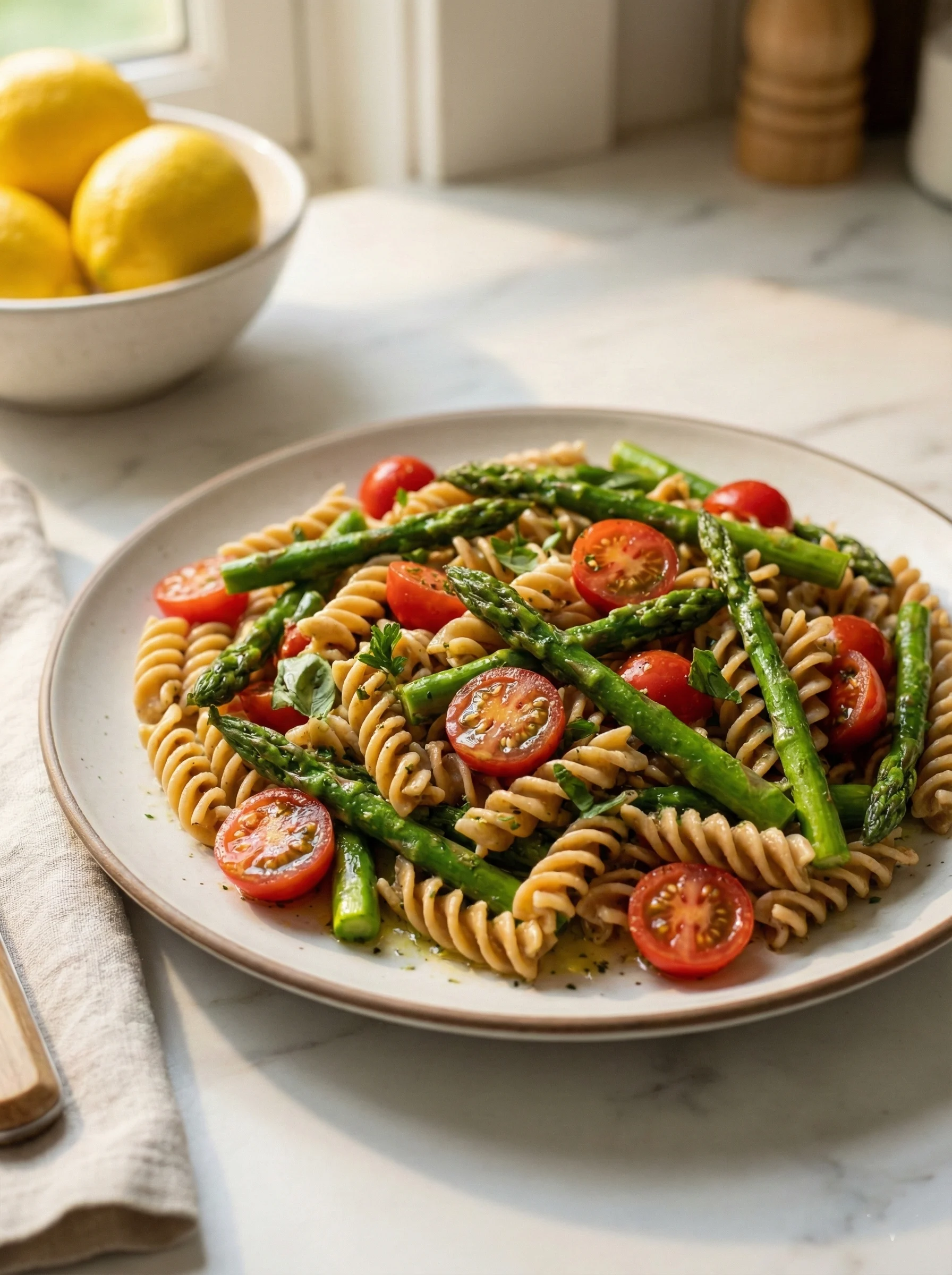 Asparagus and Tomato Pasta Salad