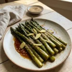 Sesame Roasted Asparagus with Ginger